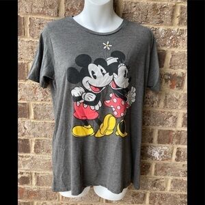 Disney Mickey & Minnie Mouse Tee Shirt Size Lg